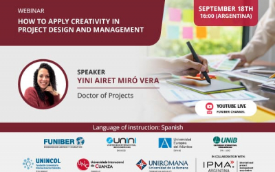 UNIB organizes the webinar «How to Apply Creativity in Project Design and Management»